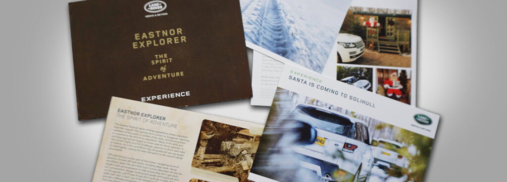 Land Rover Experience Leaflet and Brochure Design