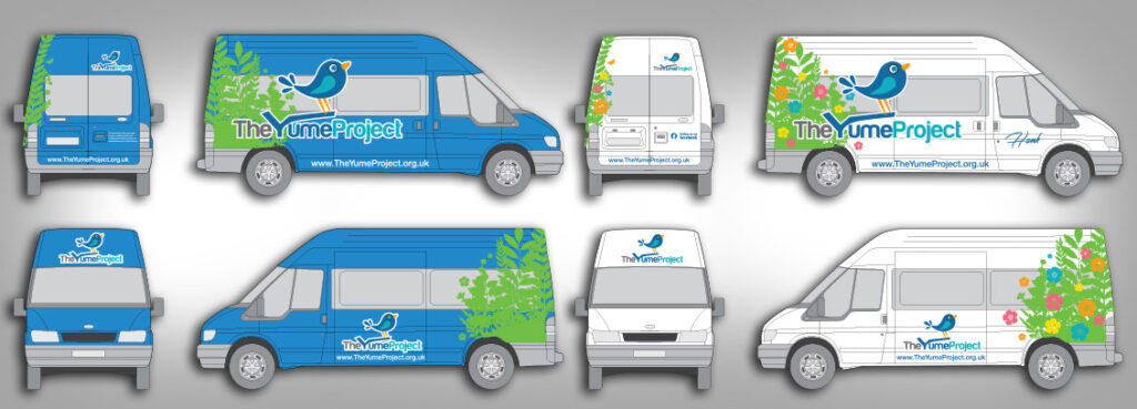 Vehicle Livery Designers near me The Yume Project Van designers
