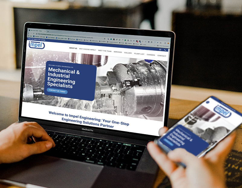 New website design and build for Impel Engineering UK