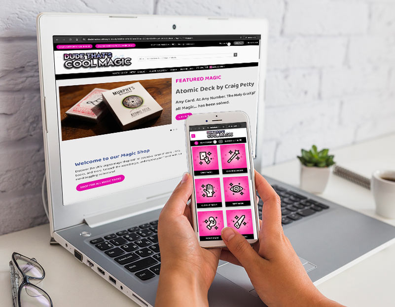 New Dude thats cool magic website designer